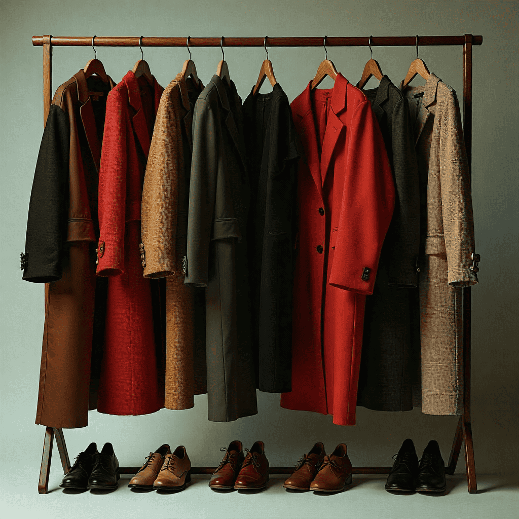 Seasonal wardrobe style board